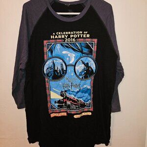 Exclusive Celebration of Harry Potter 2016 Event Men's Black XL T-Shirt